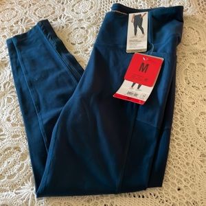 NWT Mondetta High Waist Leggings Blue Size M